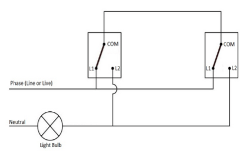 Cableado de interruptor de 2 vías, diagrama y funcionamiento